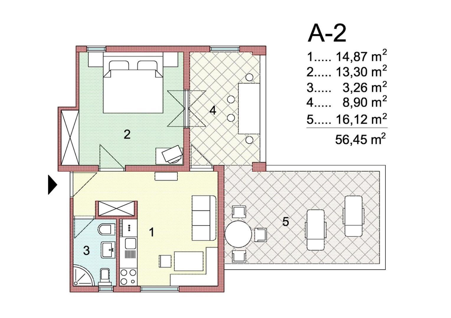 Villa Anita With Common Pool Vrvari Bilik gambar