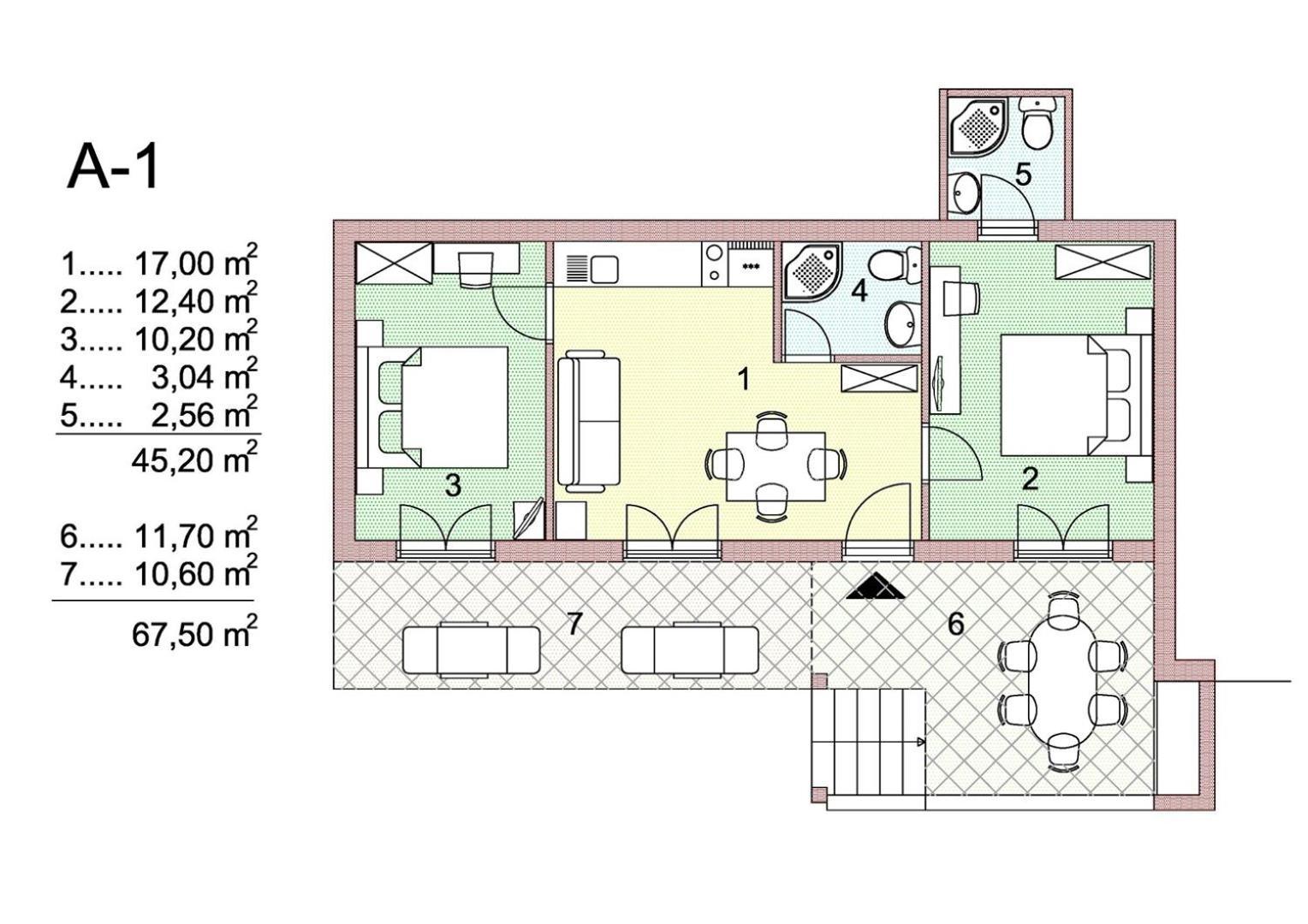 Villa Anita With Common Pool Vrvari Bilik gambar